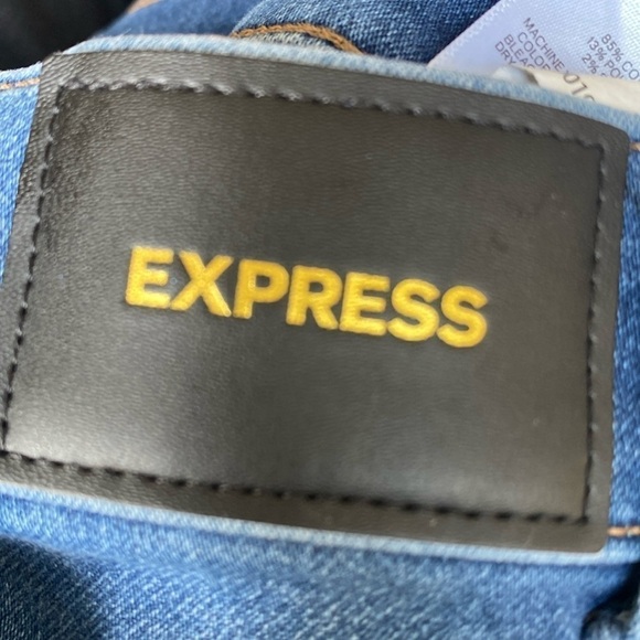 Express Skinny Jeans Skinny High Rise Size 0R - Picture 8 of 8